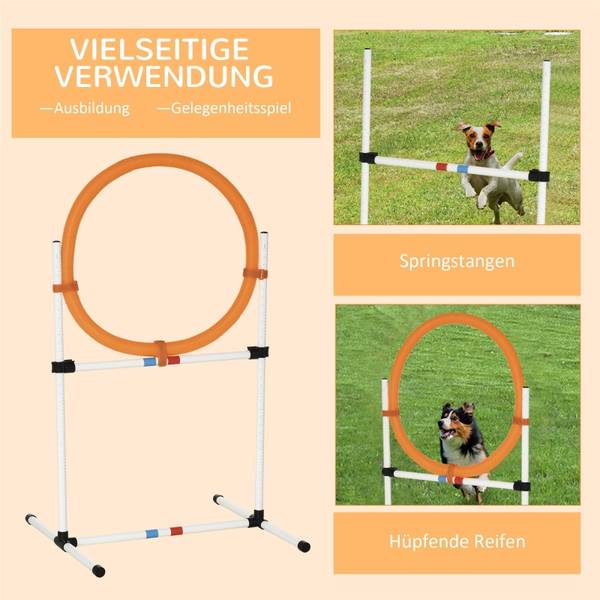 Agility-Ring CP160 Gelb - Kunststoff - 91 x 91 x 745 cm