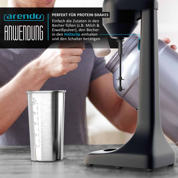 Standmixer GE-2401 Schwarz - Kunststoff - 39 x 12 x 17 cm