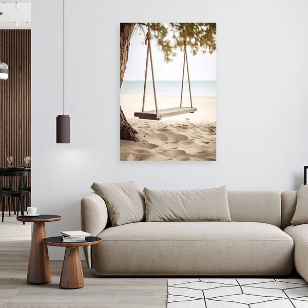 Wandbild Strand 40 x 60 cm