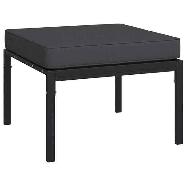 Gartenhocker 3028364 2er Set Grau