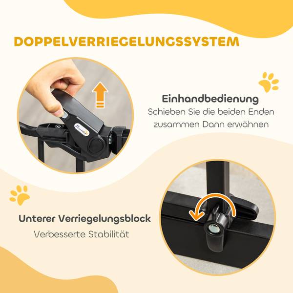 Absperrgitter 124 Schwarz