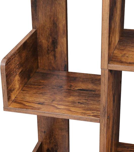 Bücherregal 100408 Braun - Holzwerkstoff - 98 x 32 x 19 cm