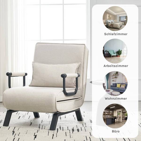 Schlafsessel Doris Beige