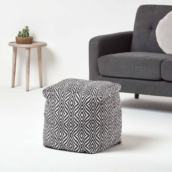 Designer gefüllt mit Microperlen 40 x 40 x 40 cm