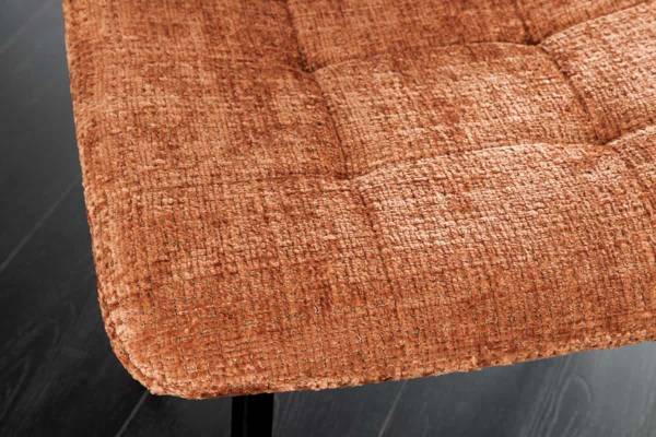 Stuhl TRES CHIC Braun - Chenille - Polyester - 44 x 88 x 52 cm