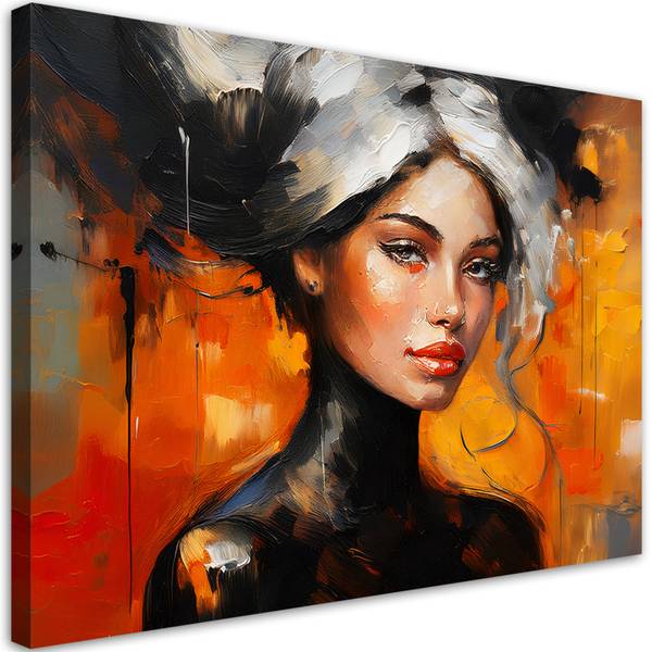 Wandbild glamour-frau 100 x 70 cm
