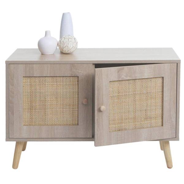 Commode M40 bruin - plaatmateriaal op houtbasis - 80 x 56 x 30 cm