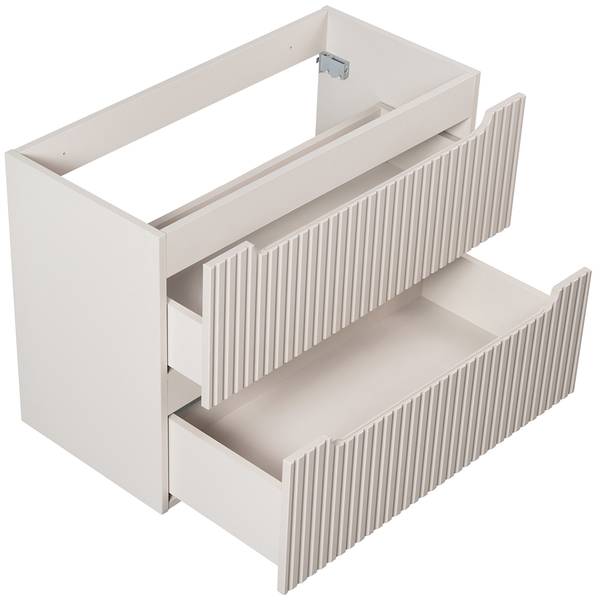 Waschtisch NEWPORT-56-12 Beige - Holzwerkstoff - 80 x 72 x 40 cm