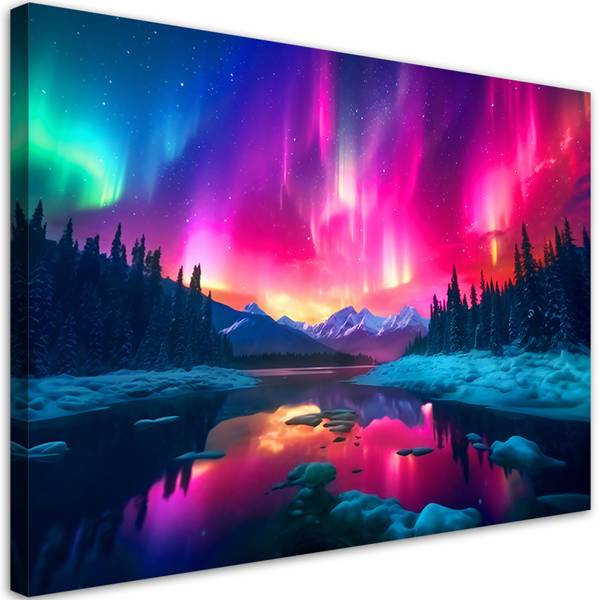 Wandbild abstrakter himmel landschaft 120 x 80 cm