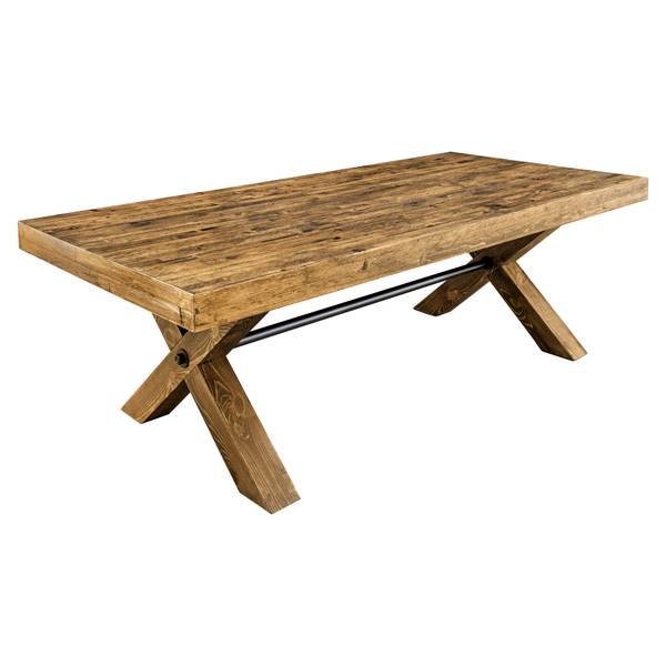 Esstisch GOLIATH Braun - Holzwerkstoff - 210 x 76 x 100 cm