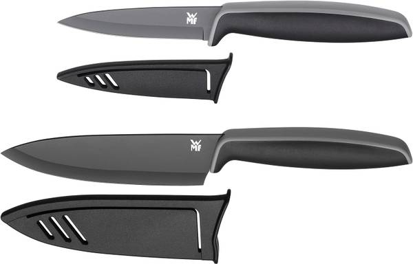 Küchenmesser Set Touch 2-tlg Schwarz - Metall