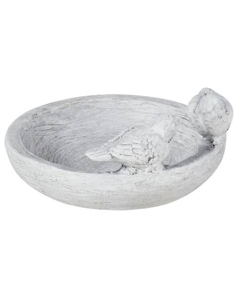 Bassin à oiseaux MAMOU Gris - Céramique - 26 x 13 x 26 cm