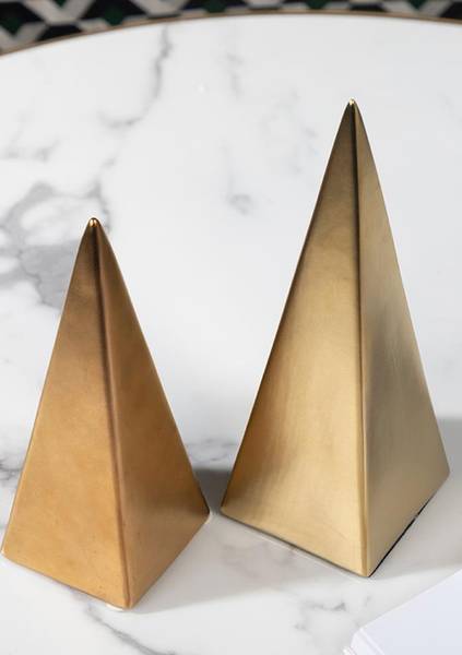 Dekofigur Mayorga Gold - Porzellan - 12 x 12 x 30 cm
