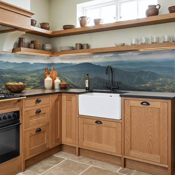 KÜCHENRÜCKWAND Tal 500 x 80 cm