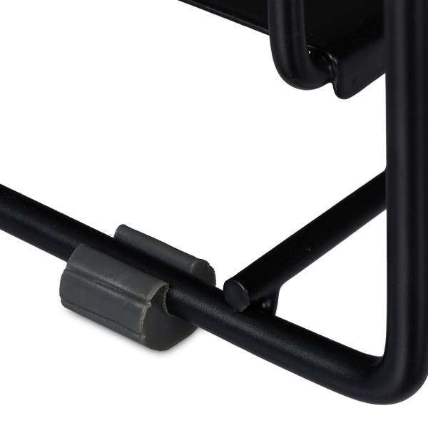 Schubladenregal mit 2 Körben Schwarz - Stahl - 25 x 40 x 41 cm