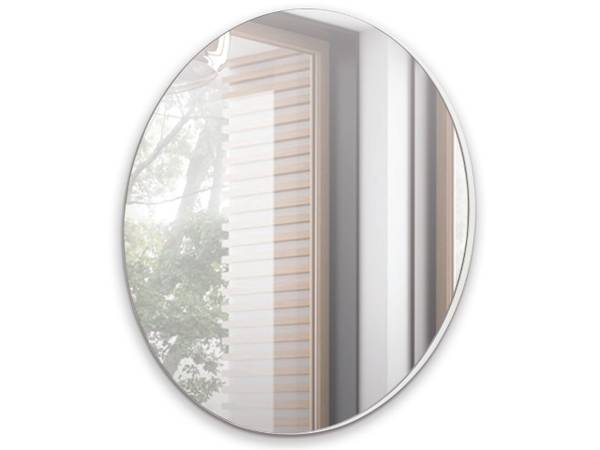 Wandspiegel NUSCO Hochglanz Weiß