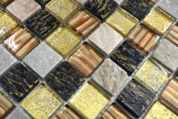 Mosaikfliesen 83-CR17 Glas - 30 x 30 x 30 cm