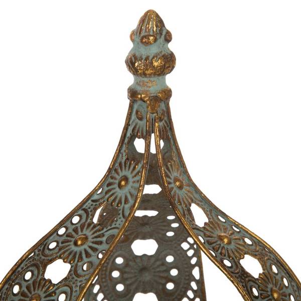 Kerzenhalter Jardin Iluminación Gold - Metall - 15 x 24 x 15 cm