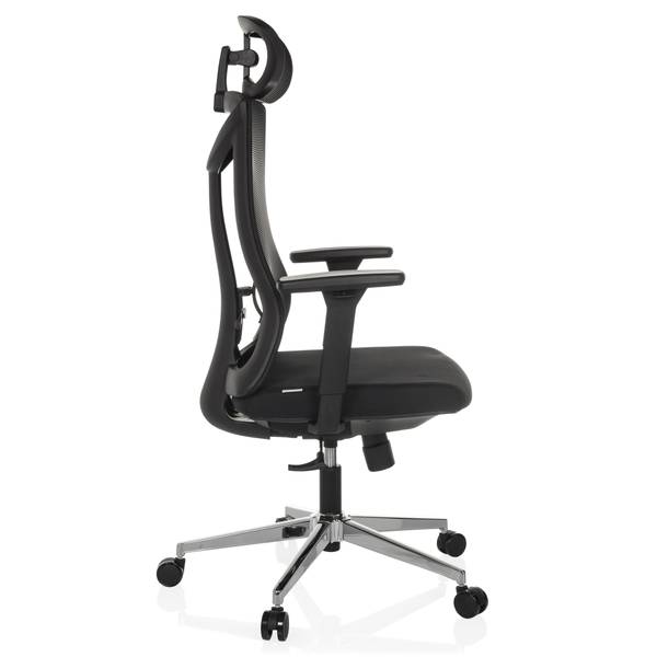Bürostuhl KAMIAK Schwarz - Polyester - 68 x 132 x 68 cm