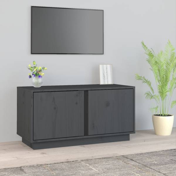 TV-Schrank 3017823 Grau - Kiefer - 80 x 40 x 35 cm
