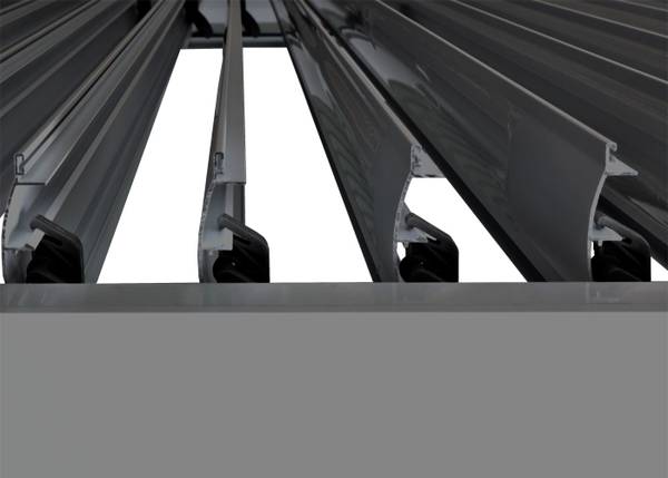 Pergola L46 Grau - Aluminium - Stahl - 300 x 220 x 300 cm