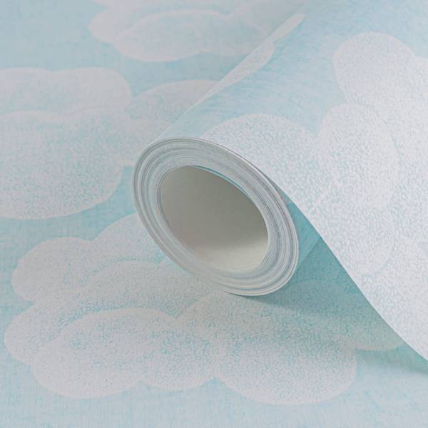 Vliestapete 771431-GU Blau - Fleece - 53 x 1005 x 1 cm