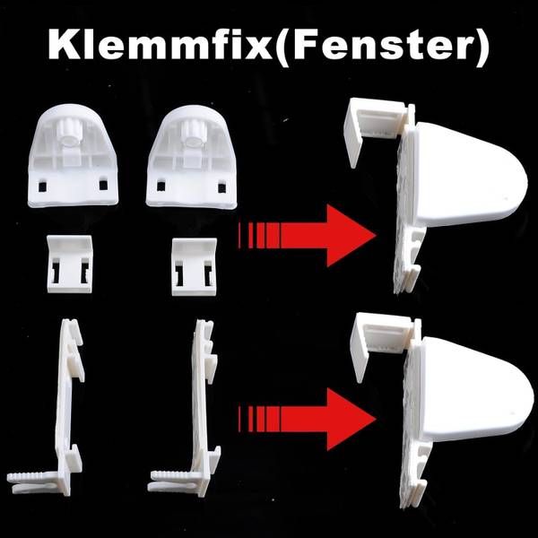 Doppelrollo Klemmfix Malese 75 x 130 cm