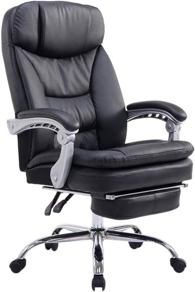 Chefsessel XL Troy Schwarz - Kunstleder - 65 x 115 x 66 cm