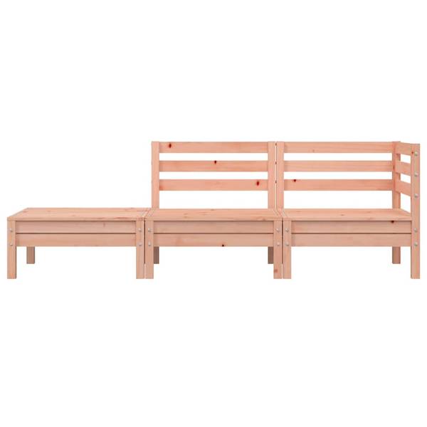 Canapé de jardin 3032188-1 (lot de 3) Bois