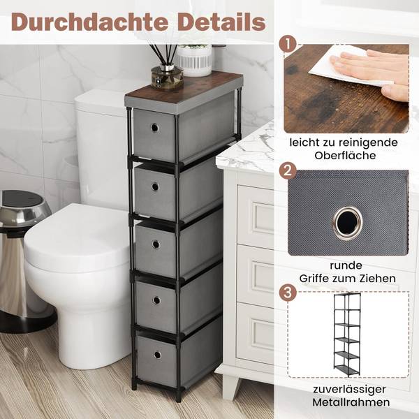 Kommode VL32538 Grau