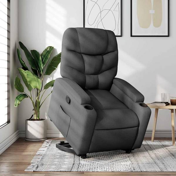 Fauteuil inclinable levage 3032386-1 Gris foncé - Gris