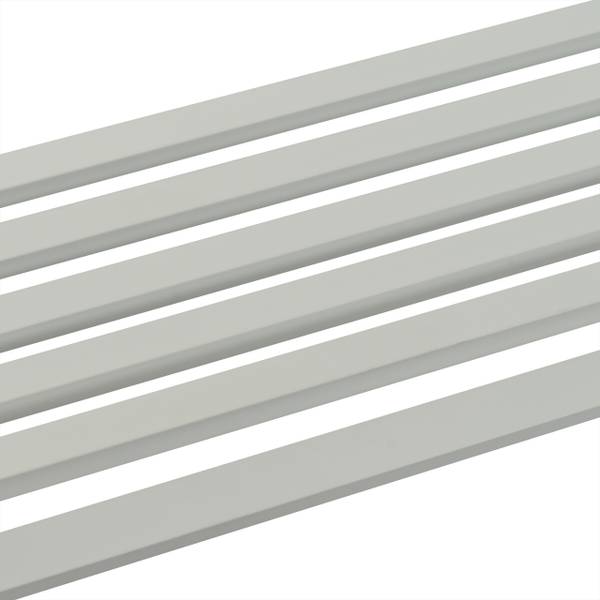 Tuinbank 2 personen staal wit