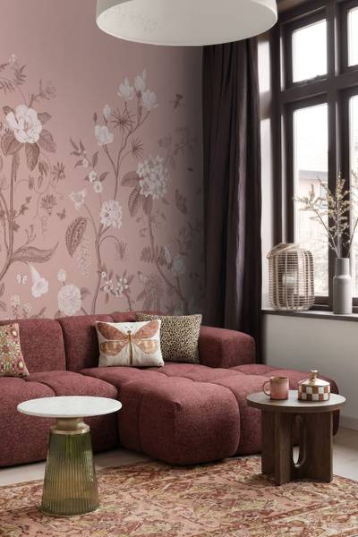 Fototapete 159690 Pink - Papier - 250 x 279 x 250 cm