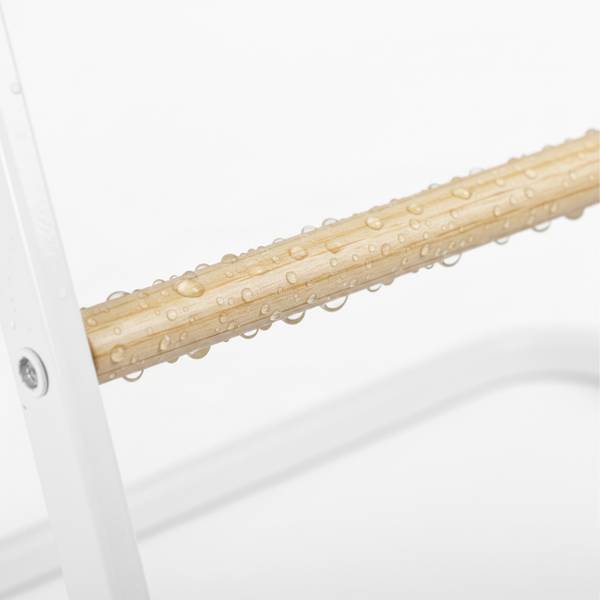 Porte-serviettes sur pied Blanc