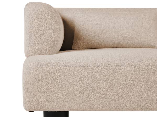 Sofa MOVIK 3-tlg Beige - Braun - Dunkelbraun