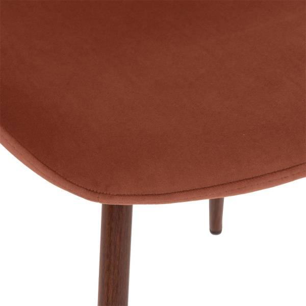 Stuhl ROKA Braun - Metall - 45 x 87 x 51 cm