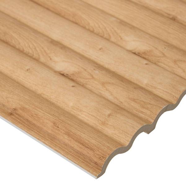 Dekorative Wandverkleidung ALCOV Beige - Kunststoff - 1 x 60 x 30 cm