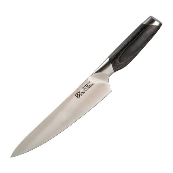 Chefmesser 20cm Holzgriff P-Series Silber - Edelstahl - 9 x 4 x 39 cm