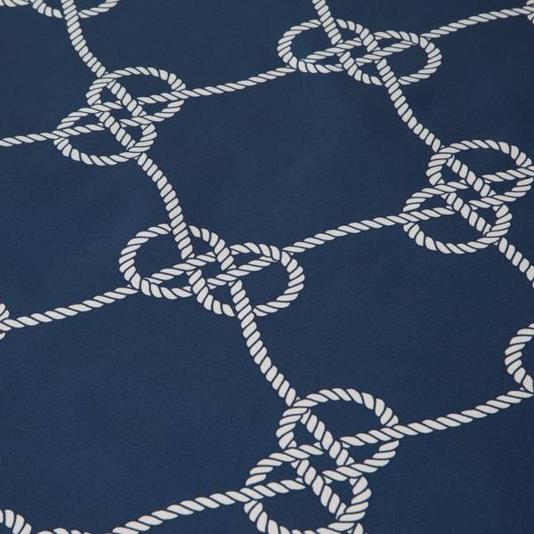 Tischdecke GARDEN Blau - Textil - 140 x 1 x 220 cm