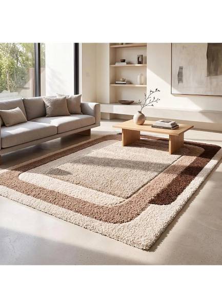 Tapis enfant EMBER Beige - Polyester - Polypropylène - 120 x 3 x 170 cm