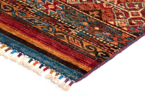 Tapis Torkman XXV Rouge - Laine - 173 x 1 x 243 cm
