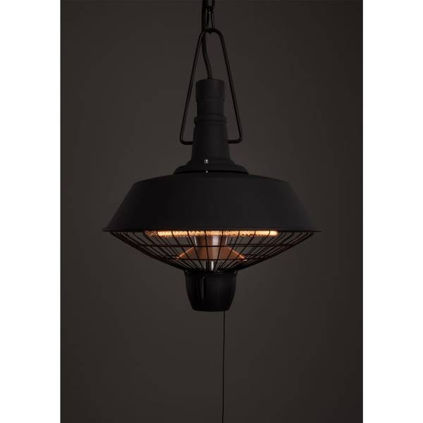 Chauffage suspendu 420296 Noir - Aluminium - Acier - 36 x 48 x 36 cm