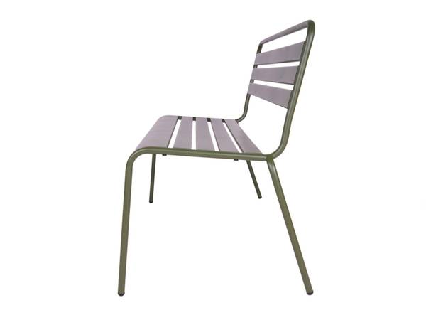 Gartenbank Max Grün - Tiefe: 120 cm