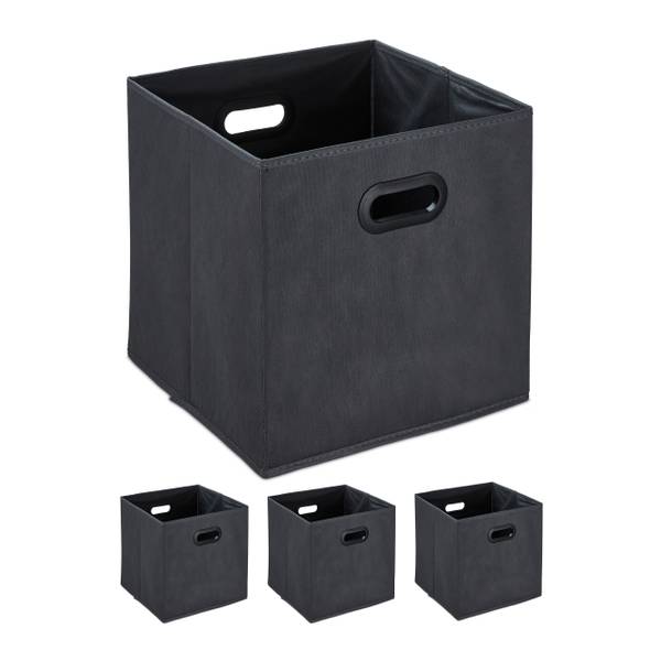 Aufbewahrungsbox in Anthrazit 4er Set kaufen