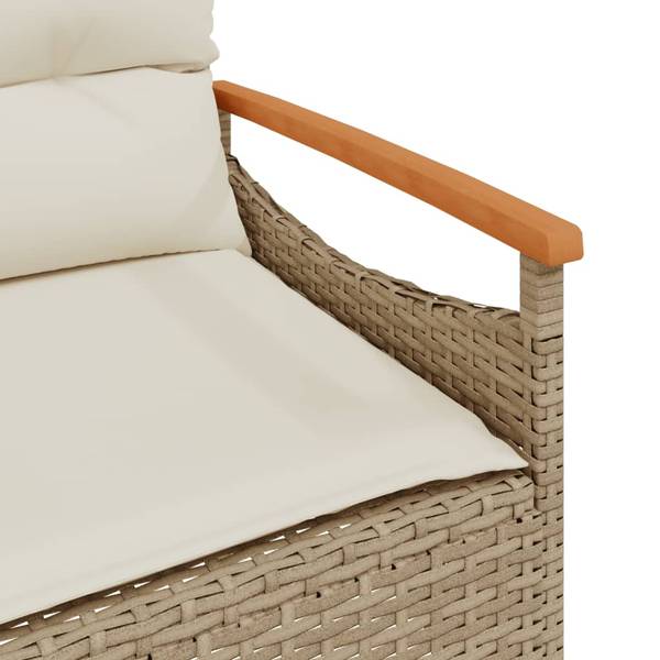 Gartenbank 3034168 Beige - Stahl - 116 x 74 x 62 cm