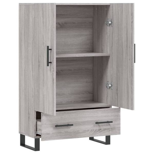 Highboard DE7996 Eiche Grau Dekor