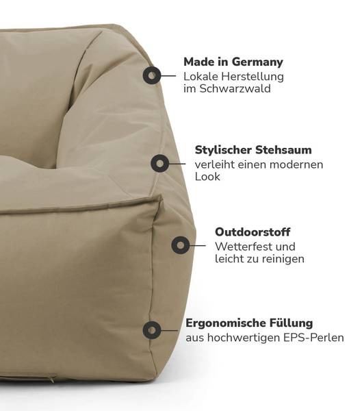 Sitzsack Der Sunnyboy Beige