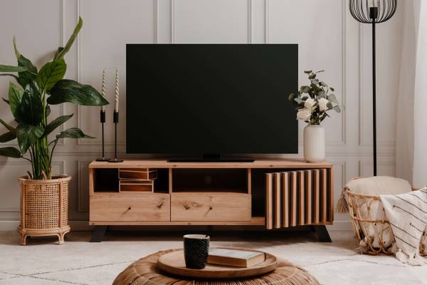 TV-Board Medan 3406 Braun - Holzwerkstoff - 44 x 138 x 40 cm