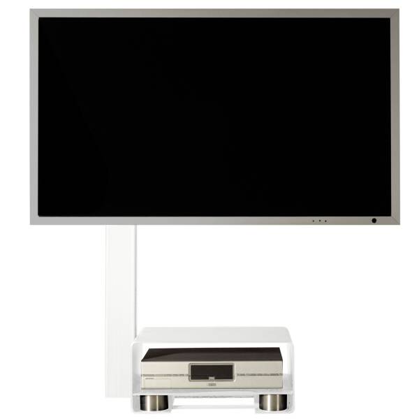 TV Möbel move art 125-W Weiß - Metall - 40 x 100 x 60 cm