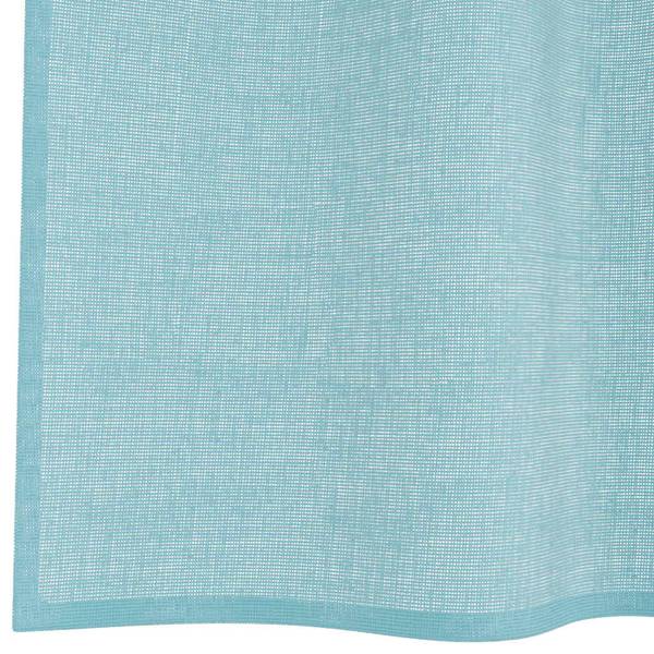 Rideau en voile 3043941-10 (lot de 2) Turquoise - Hauteur : 245 cm